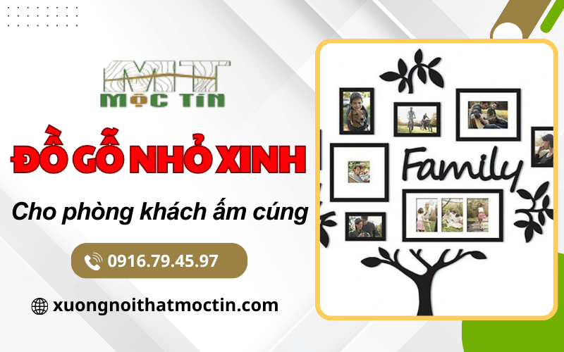 đồ gỗ nhỏ xinh