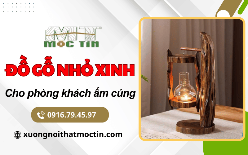 đồ gỗ nhỏ xinh