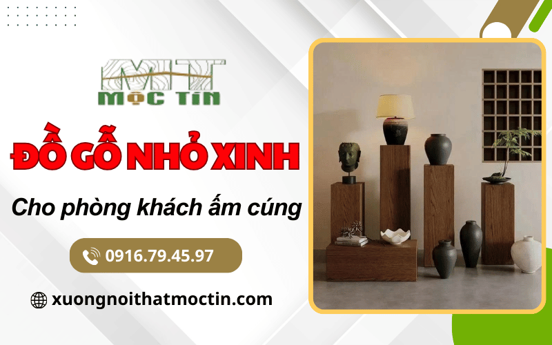 đồ gỗ nhỏ xinh
