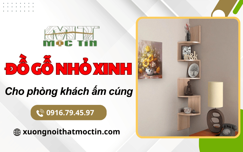 đồ gỗ nhỏ xinh