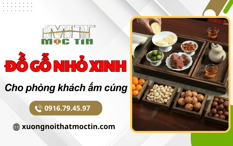 đồ gỗ nhỏ xinh